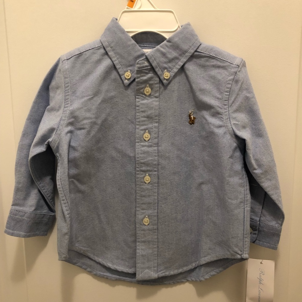 Ralph Lauren Oxford Shirt (Size 12 months)